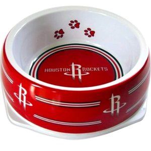 Sporty K9 NBA Houston Rockets Pet Bowl, Small